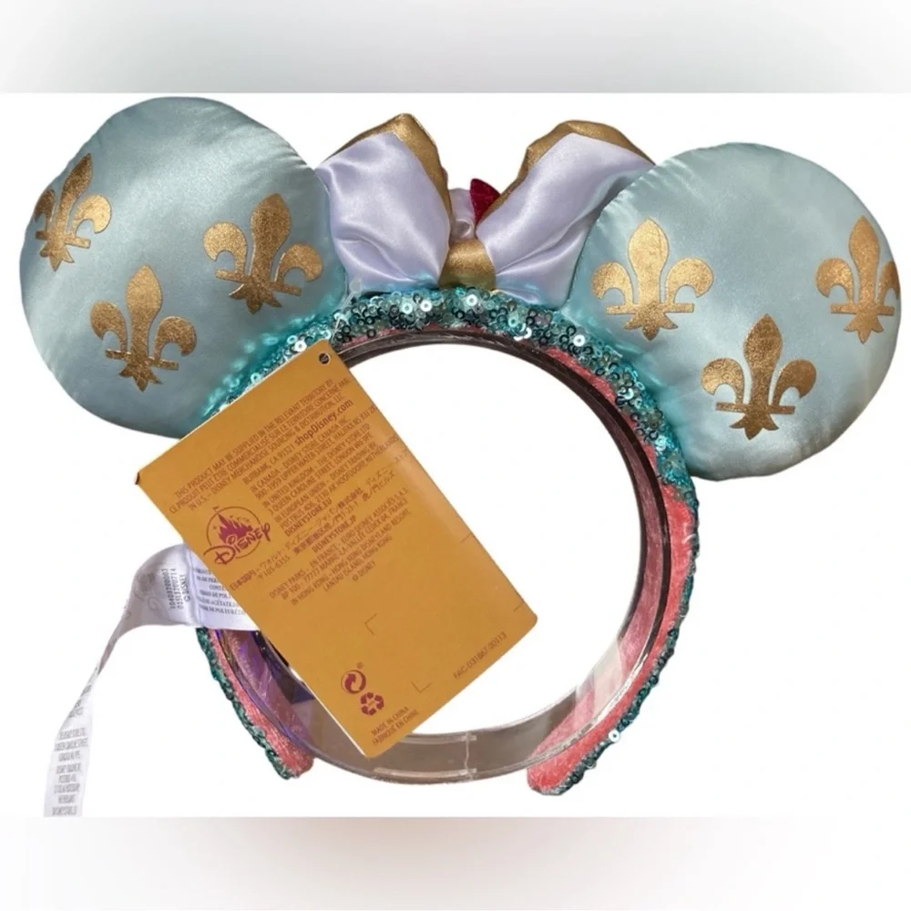 MMMA 7/12 Carousel Ear Headband Disney Minnie Mouse Main Street NWT - Picture 3 of 3